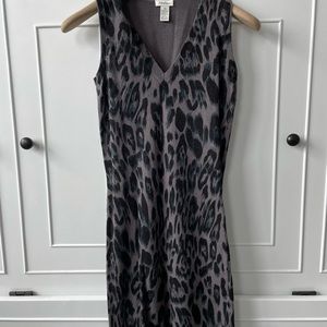 Neiman Marcus animal print mini dress